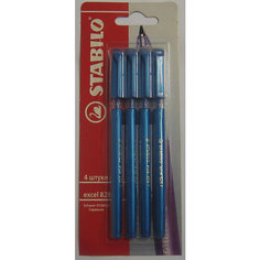 STABILO GALAXY Ручка синяя, 4шт