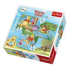 Набор пазлов "Винни Пух", 20*36*50 деталей, Trefl