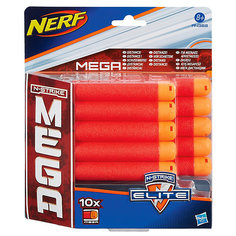 Комплект 10 стрел для бластеров МЕГА, NERF Hasbro