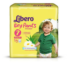 Трусики Libero Dry Pants, XL Plus 16-26 кг, 14 шт.