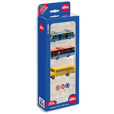 SIKU 6303 Набор детский "Набор транспорта и дорожных знаков"