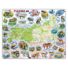 Пазл "Россия",  Larsen, 100 деталей