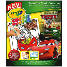 Раскраска с фломастерами Color Wonder, Тачки Crayola