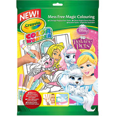 Раскраска с фломастерами Color Wonder, Принцессы Дисней, в ассортименте Crayola