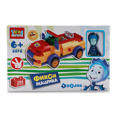 Конструктор  "Машина с фигуркой Нолика", 204 дет., Город мастеров