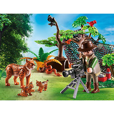 В Поисках Приключений: Семья Рысей с кинооператором, PLAYMOBIL