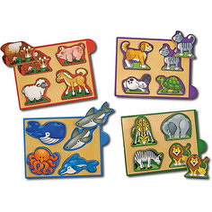 Рамка-вкладыш "Животные", Melissa &amp; Doug