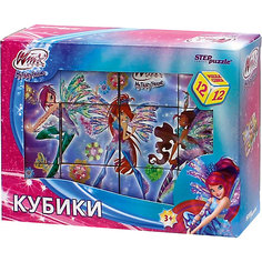 Кубики "Winx Club ", 12шт, Step puzzle Степ Пазл