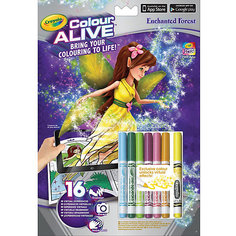 Интерактивная раскраска Colour Alive "Заколдованный сад", Crayola