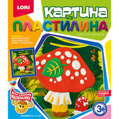 Картина из пластилина "Мухомор", LORI