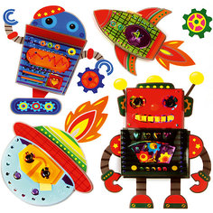 Декоративные наклейки "Космос и роботы" Феникс Презент