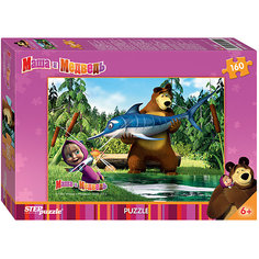 Пазл "Маша и Медведь", 160 деталей, Step Puzzle