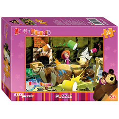 Пазл "Маша и Медведь", 35 деталей, Step Puzzle