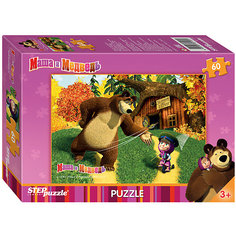 Пазл "Маша и Медведь", 60 деталей, Step Puzzle