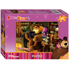 Пазл Маша и Медведь, 80 деталей, Step puzzle