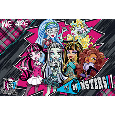 Подкладка на стол А3 "Monster High" для лепки и рисования Академия групп