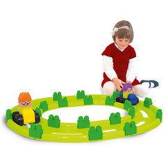 Конструктор Трек Super Blocks, 34 детали, Miniland