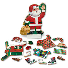Магнитная игра "Переодень Санту", Melissa &amp; Doug
