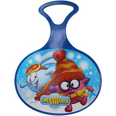 Ледянка плоская "Смешарики", синяя