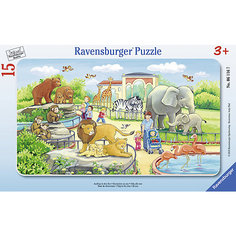 Пазл «Прогулка по зоопарку», 15 деталей, Ravensburger