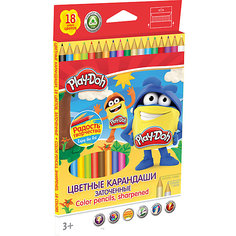 Цветные карандаши 18 цветов, Play-Doh Академия групп