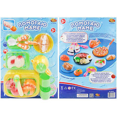 Набор посуды для кухни с продуктами, 18 предм., Помогаю маме, ABtoys