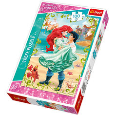 Долгожданная встреча с Ариэль на пляже, 100 элементов Trefl