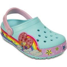 Сабо CrocsLights Rainbow Heart Clog для девочки Crocs