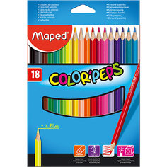 Набор цветных карандашей COLORPEPS, 18 цв. Maped