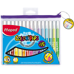 Набор фломастеров COLORPEPS, 15 цв. Maped