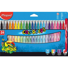 Набор фломастеров JUNGLE, 24 цв. Maped
