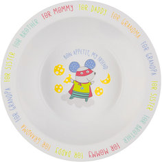 Тарелка глубокая Mouse, Happy Baby