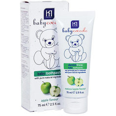 Зубная паста со вкусом яблока 75мл, Babycoccole