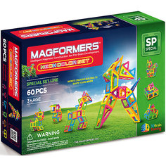Магнитный конструктор "Neon color set 60", MAGFORMERS