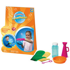 Игровой набор  "Эластичные мыльные пузыри Прыгунцы", 80 мл, 1toy