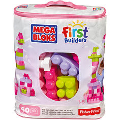 Конструктор из 60 деталей, MEGA BLOKS First Builders