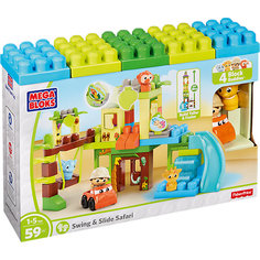 Игровой набор - конструктор "Приключения в джунглях", MEGA BLOKS Mattel