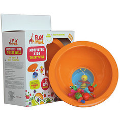 Тарелка+ 3 деревянные игрушки Букашки, PLAYMEAL