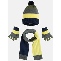 Комплект: шапка, шарф и перчатки для мальчика Mayoral