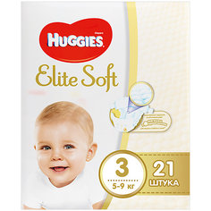 Подгузники Huggies Elite Soft 3, 5-9 кг, 21 шт.