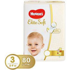 Подгузники Huggies Elite Soft 3, 5-9 кг, 80 шт.