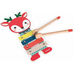 Металлофон "Олененок", 4 ноты, Janod