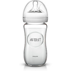 Стеклянная бутылочка Natural 240 мл, 1мес+, Philips Avent