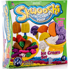 Набор для лепки с аксессуарами "Мороженое" Skwooshi