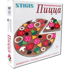Игра на липучках "Пицца математическая", Stigis