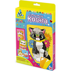 Мозаика-набор "Сверкающие котята", 4 картинки Origami
