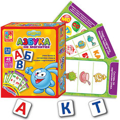 Игра "Азбука на магнитах", Смешарики, Vladi Toys