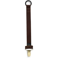 Клипса для пустышки Leather Brown, Elodie Details