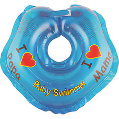 Круг для купания Baby Swimmer, голубой