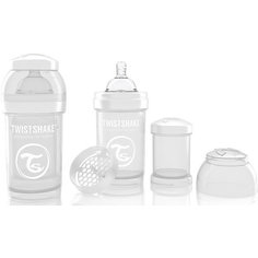 Антиколиковая бутылочка 180 мл., Twistshake, белый